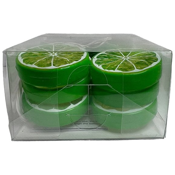 STRING LIGHTS SLICED LIME FRUIT WARM WHITE LED 10-LIGHT SET - Picture 6 of 10